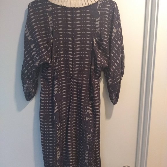 SOLD-Vena Cava - Silk Dress, Sz 6 - Picture 4 of 5